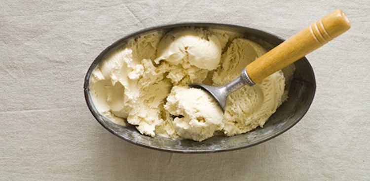 Gus Rancatore's Creme Fraiche ice cream from Toscanini's