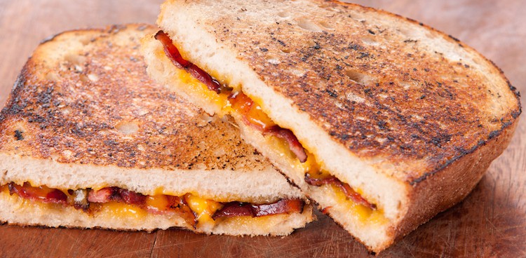 Grilled BLT with cheese