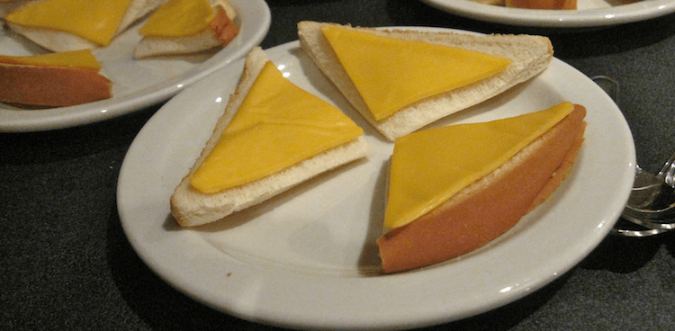 kraft singles on bread