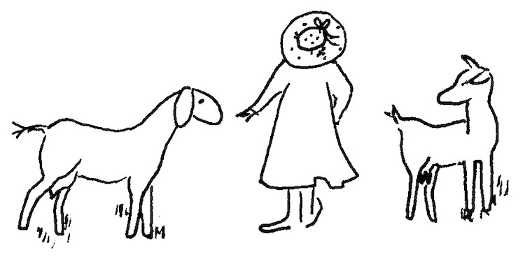 goat lady dairy logo no text