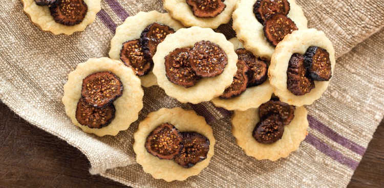 Blue Cheese and Fig Shortbread