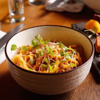 Bowl of noodles photographed by Photographer Dominic Perri