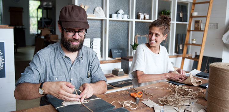 Brooklyn Slate Company co-founders Sean Tice and Kristy Hadeka