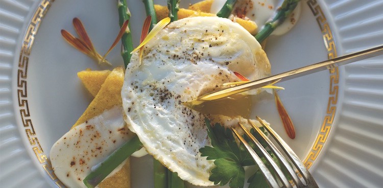 Sonya Coté's Polenta and Hen Egg Breakfast
