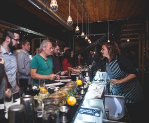 The bar at Kensington Quarters. Photo Credit: Jen Bragan.