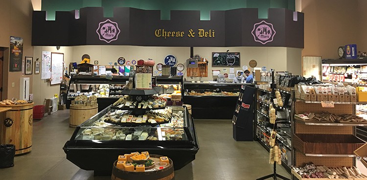 Mars Cheese Castle interior
