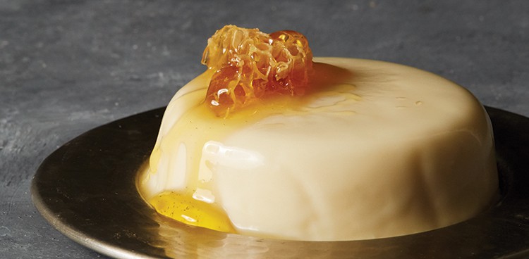 Robiola panna cotta