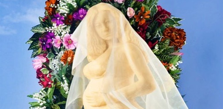Brie-once cheddar sculpture