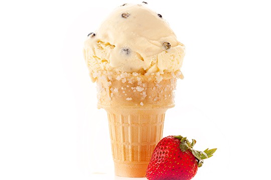 Peppercorn Soft-Ripened Cheese Ice Cream