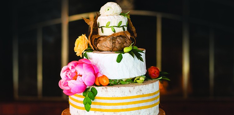 Wedding cheese cake