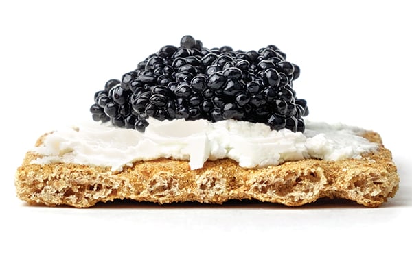 Caviar and cheese