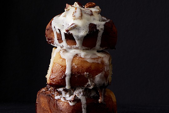 mascarpone-glazed sticky buns