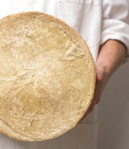 A wheel of Clothbound Cheddar