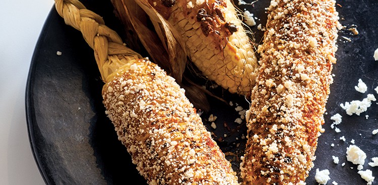 elotes asados