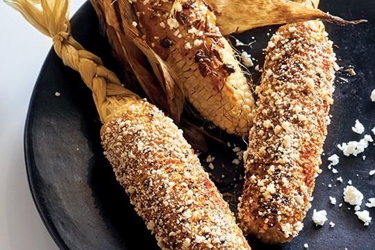 elotes asados