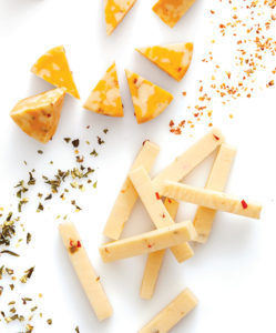 Ghost Pepper Colby Jack (top) and Organic Pepper Jack