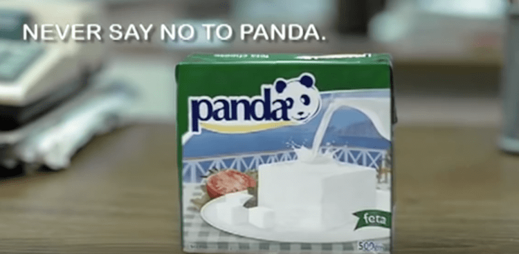 panda cheese commercial