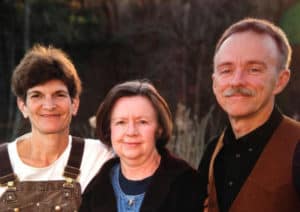 Goat Lady Dairy co-founders Lee Tate, Ginnie Tate, and Steve Tate