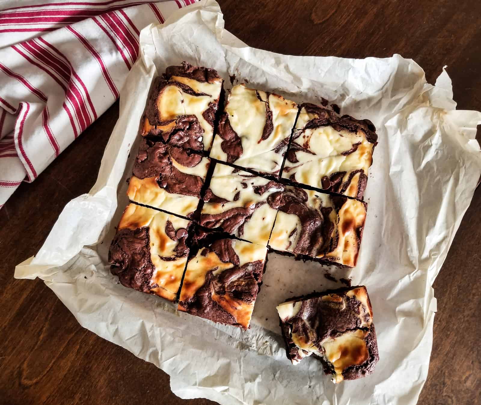 chevre brownies
