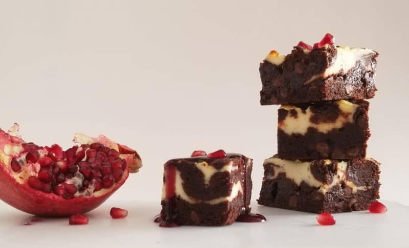 chevre brownies
