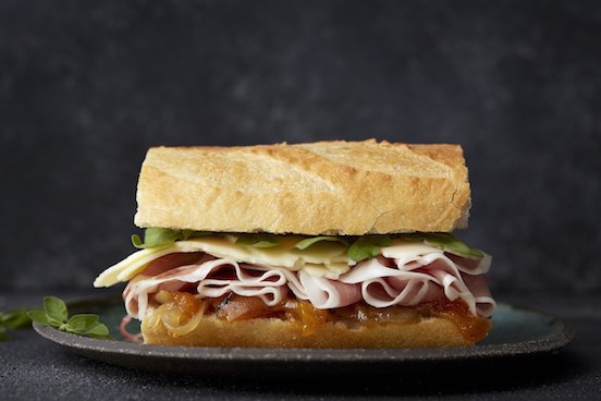 ham and cheese sandwich