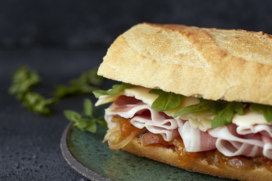 ham and cheese sandwich