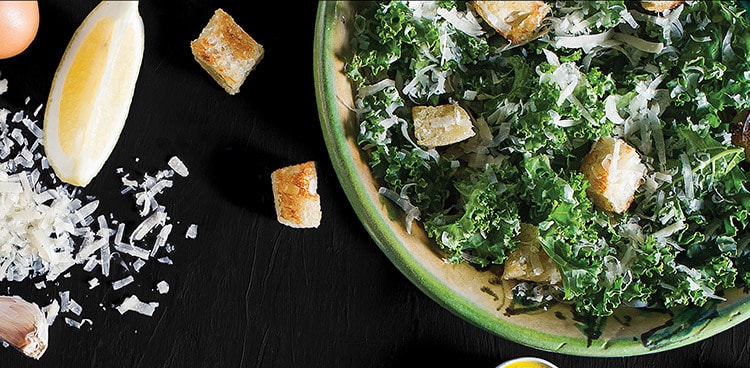 kale caesar salad