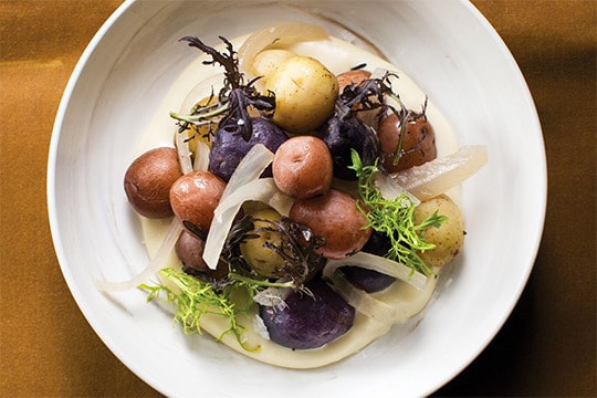 potato and cheese fondue