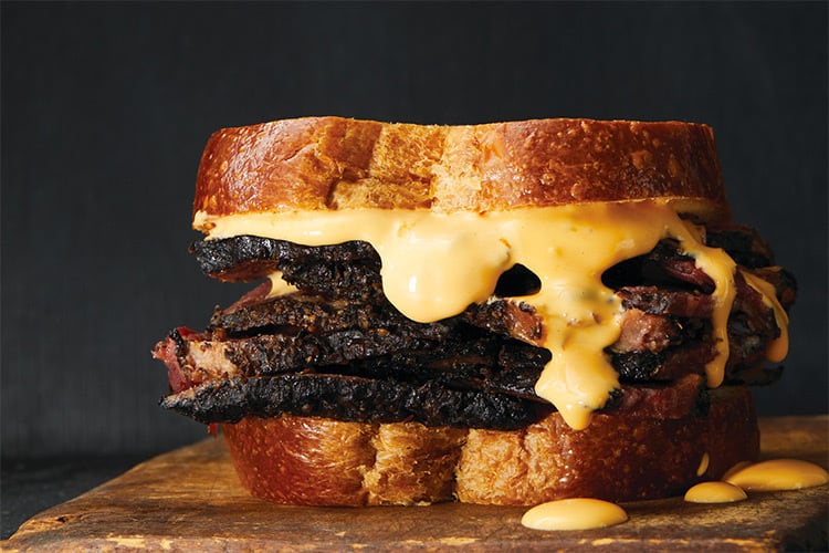 cheese and brisket