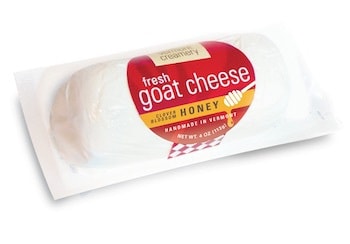 flavored fresh goat cheese with honey from vermont creamery