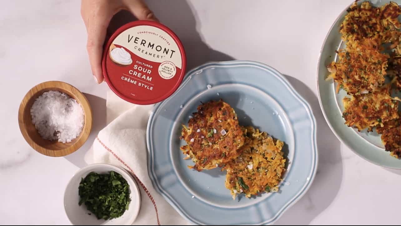 Vermont Creamery Culture Cheese Sour Cream Latke Recipe