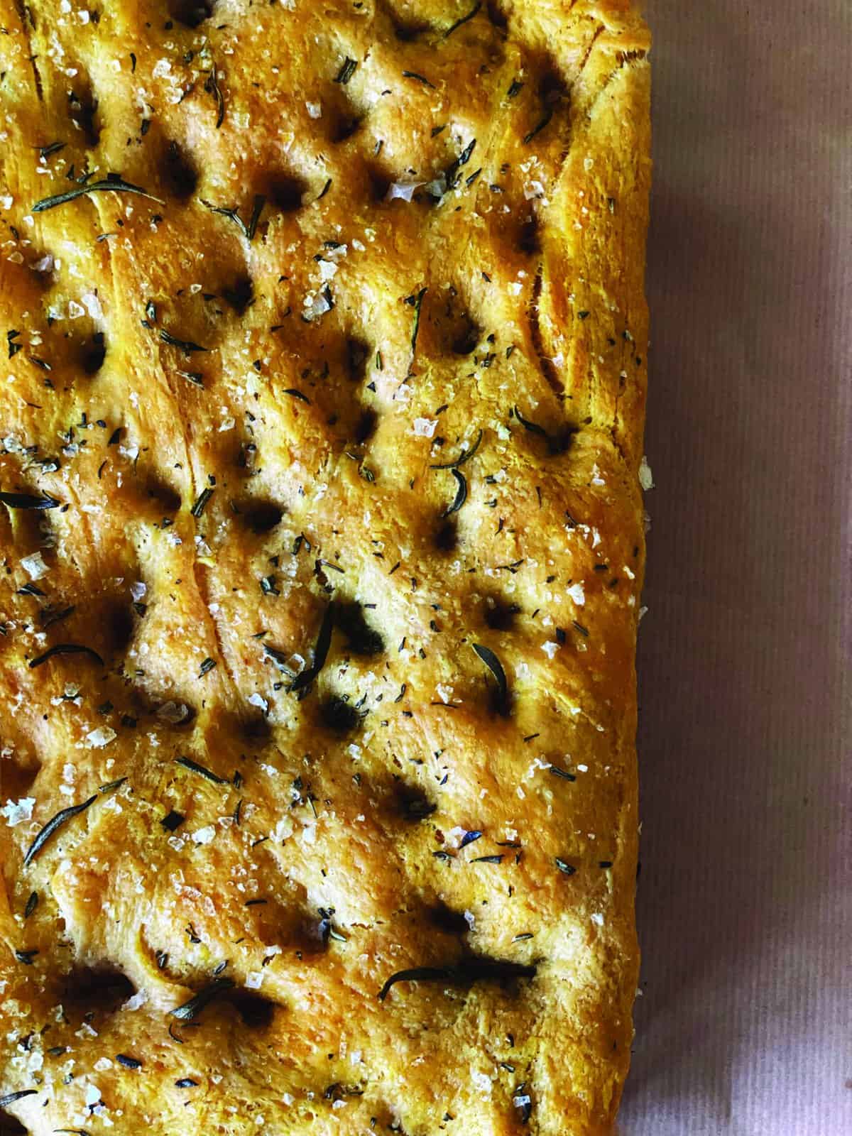 pumpkin focaccia