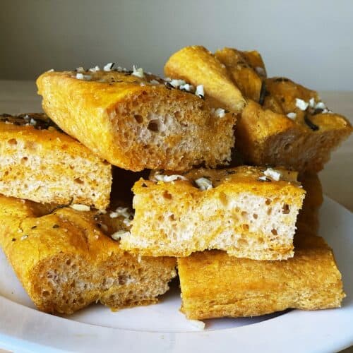 pumpkin focaccia